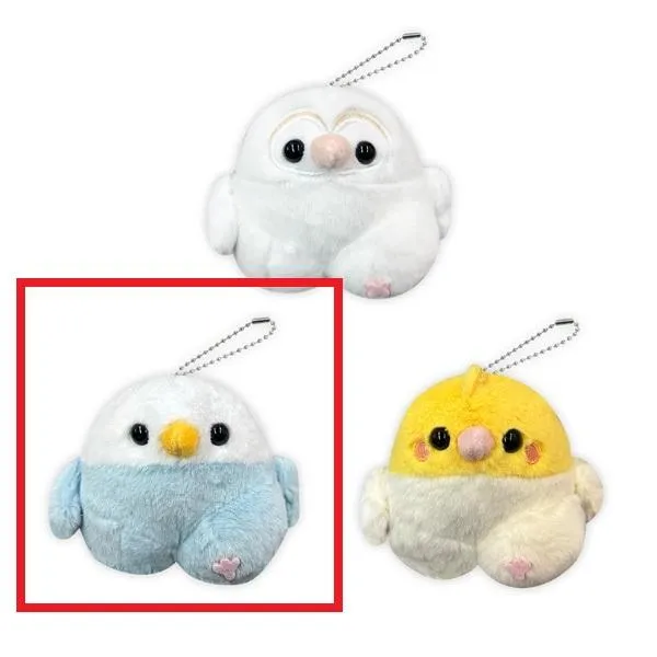 Cセキセイインコ】走る小鳥 マスコットぬいぐるみ オンラインクレーン