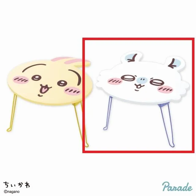 Bモモンガ】ちいかわ おかお折りたたみミニテーブル② オンライン
