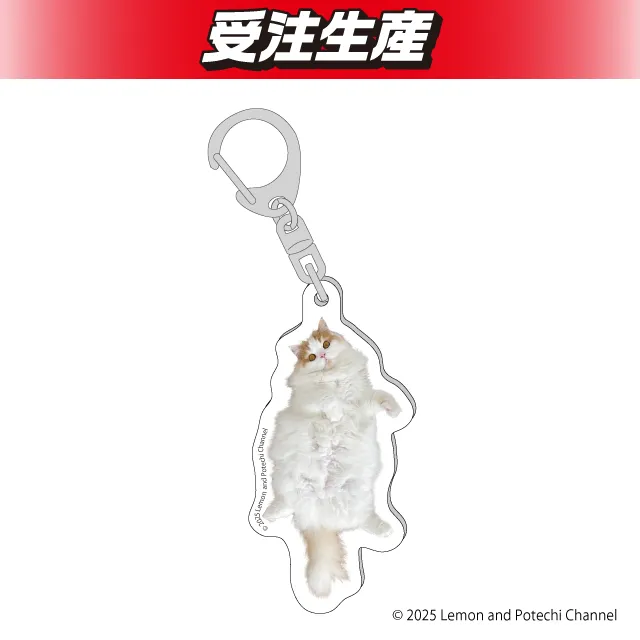 レモンB】猫のレモンと犬のポテチちゃんねる アクリルキーホルダー