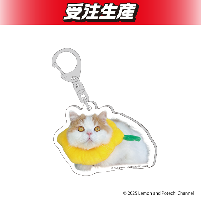 レモンA】猫のレモンと犬のポテチちゃんねる アクリルキーホルダー