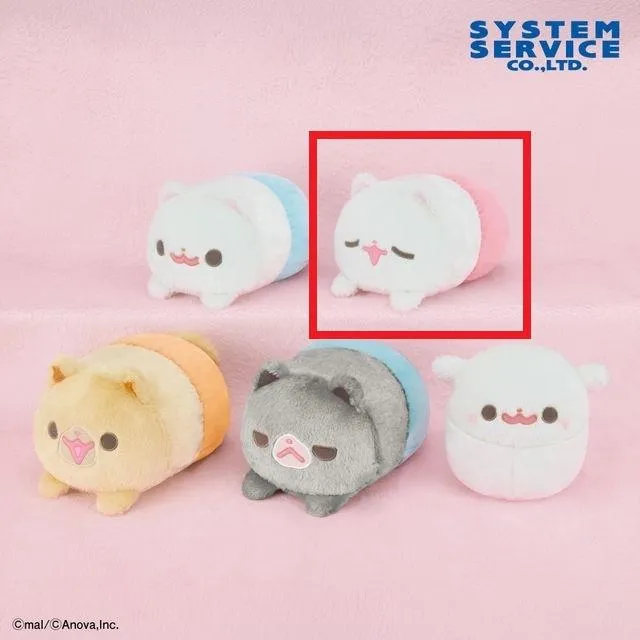 Bもち(ピンク)】ポメラニアンもち 赤ちゃんもち うつぶせぬいぐるみBIG