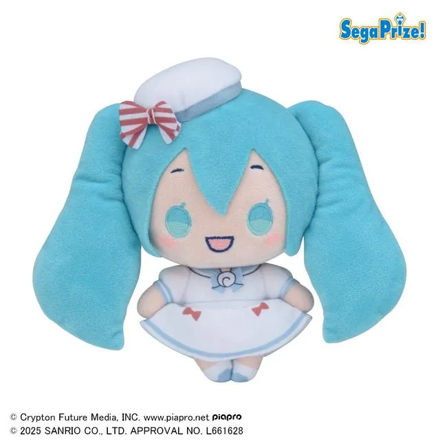 ふなっしー　ぬいぐるみ　30㎝　2点セット マリン　セーラー　新品　未開封 A初音ミク(白セーラー)】初音ミク×シナモロール ぬいぐるみ ～マリン