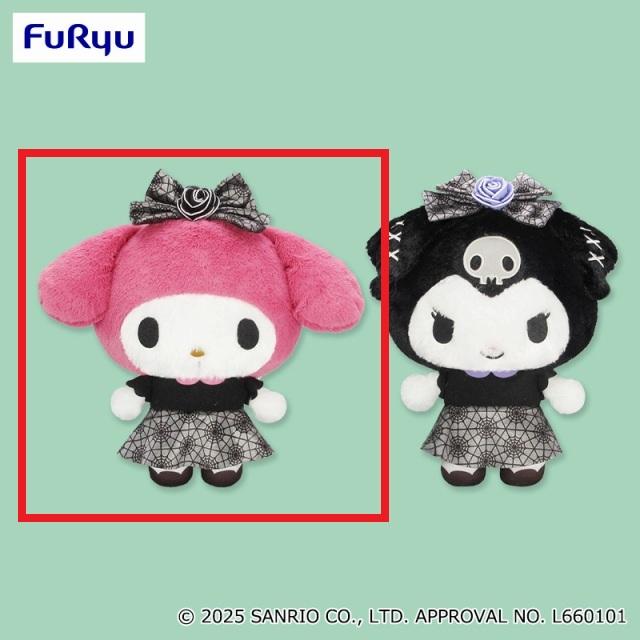 Aマイメロディ】マイメロディ・クロミ ダークブラックBIGぬいぐるみ