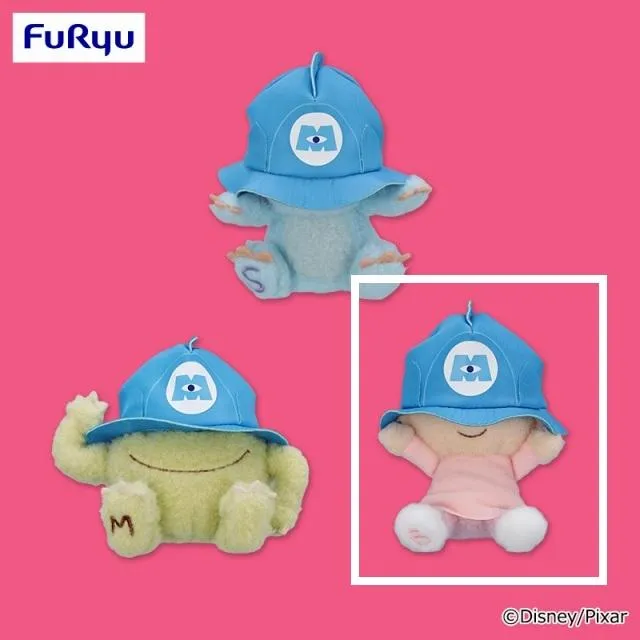 Cブー】モンスターズ・インク ミルキーボア ヘルメットに隠れちゃった