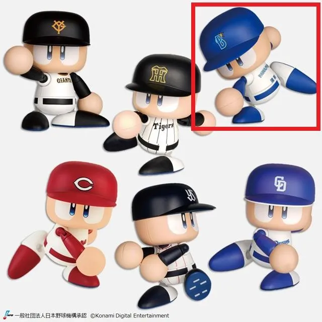 KONAMI パワプロくん プライズフィギュア横浜 2体セット KONAMI パワプロくん プライズフィギュア横浜 2体セット