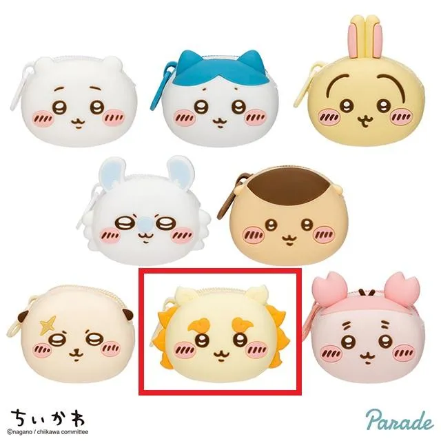 Gシーサー】ちいかわ おかおミニシリコンポーチ オンラインクレーン