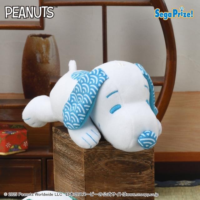 A青】SNOOPY(TM) ぬいぐるみ 和柄(EX) オンラインクレーンゲーム DMM
