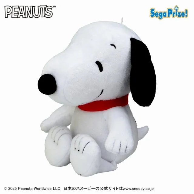 Aスヌーピー(座り)】SNOOPY(TM) ぬいぐるみ スタンダード(EX