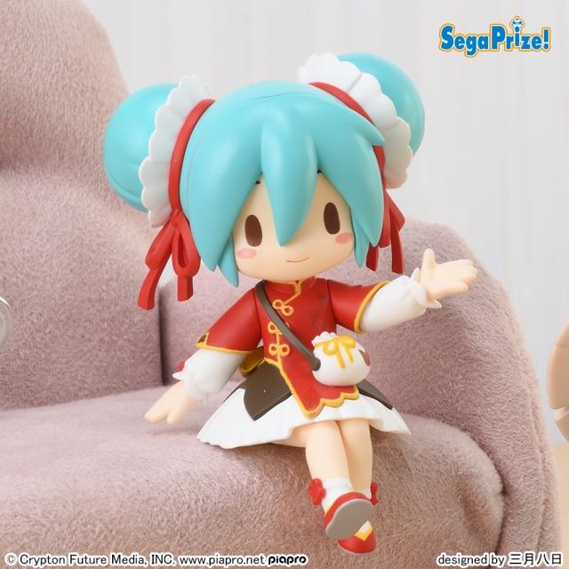 A中華街】初音ミクシリーズ ふわぷち ちょこのせ ミニフィギュア