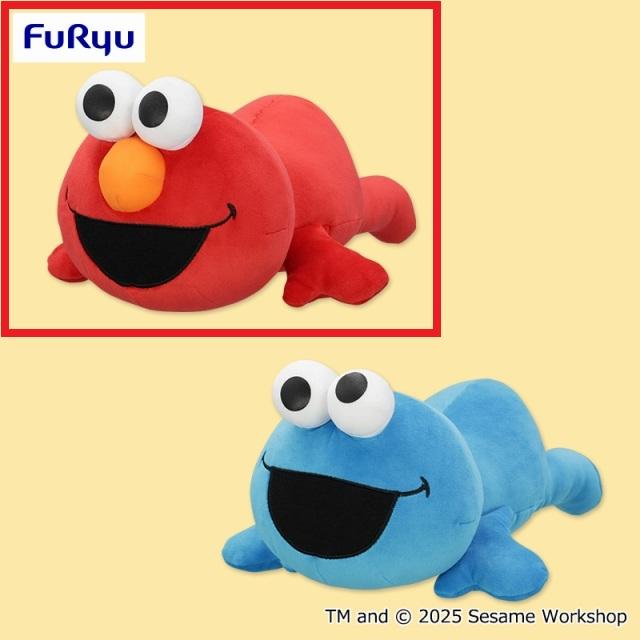 Aエルモ】セサミストリート もっちりBIGぬいぐるみ オンラインクレーン