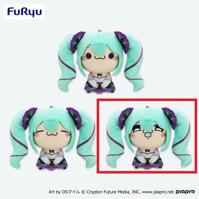 Cむはっ(口開け)】初音ミク もちぴこぬいぐるみーあさがおー