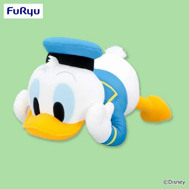 ドナルドダック ほおづえ V-BIGぬいぐるみ オンラインクレーンゲーム