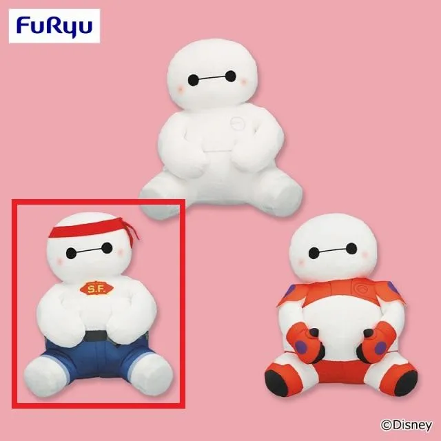 B推し活(ハチマキ)】ベイマックス こてっとぺったん BIGぬいぐるみ