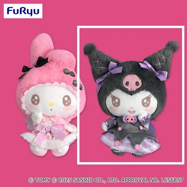Bクロミ】LiccA×My Melody Kuromi おもちゃ箱入りBIGぬいぐるみ