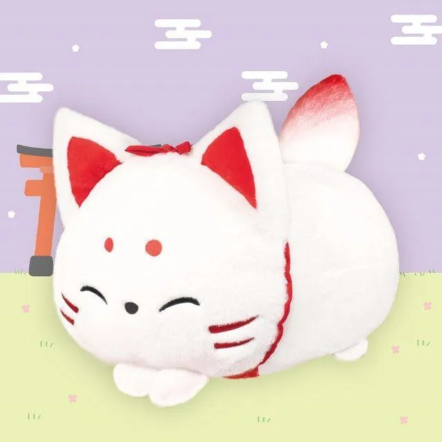 Aつばき(赤)】ころころしろきつね EXびっぐ オンラインクレーンゲーム