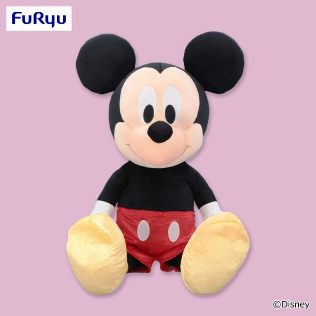 【希少】特大　ミッキーマウス　ゆいぐるみ レトロ、レア】ディズニー ミッキーマウス ぬいぐるみ 特大 希少