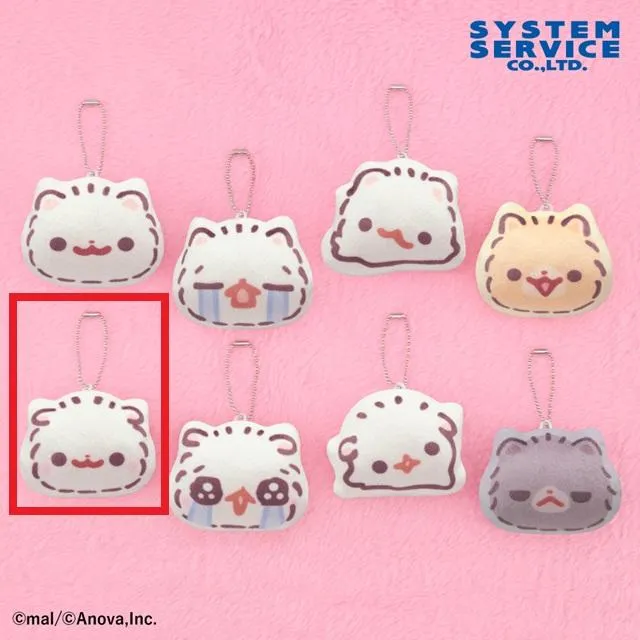 Eしらたま(ノーマル/耳下げ)】ポメラニアンもち もちもちマスコット