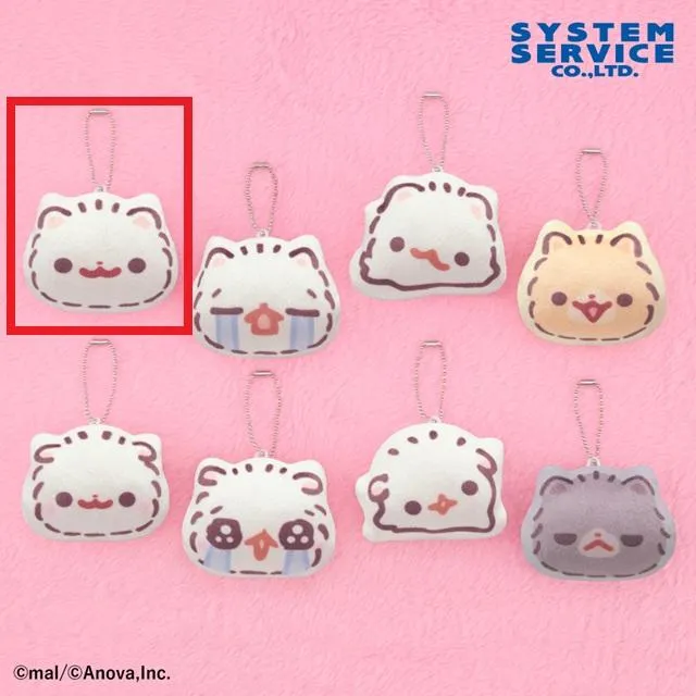 Aもち(ノーマル/耳上げ)】ポメラニアンもち もちもちマスコットキー