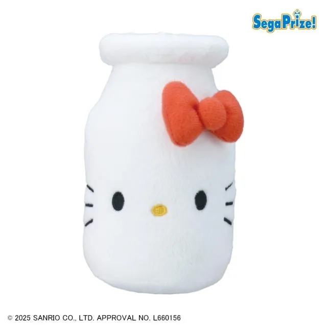 D牛乳瓶】ハローキティ マスコット ハローキティこれくしょん