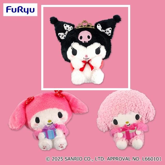 Aクロミ】マイメロディ・クロミ HBD Kuromi BIGぬいぐるみ①