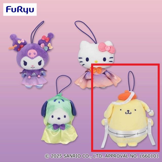 ポムポムプリン キャラクターバースデーお祝いセット いちご新聞