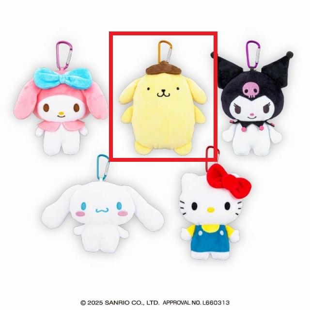 ポムポムプリン がま口 ポーチ サンリオ 非売品 Bポムポムプリン】サンリオキャラクターズ がま口ポーチ