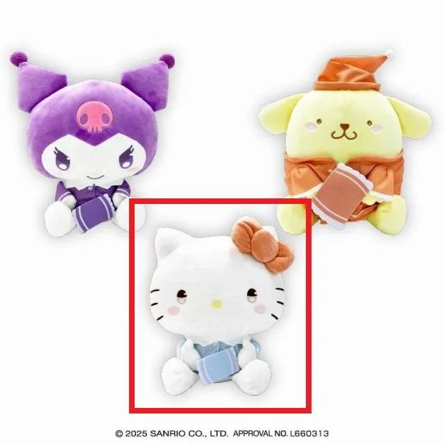 Bハローキティ】サンリオキャラクターズ パジャマっこドールBIGタイプ1