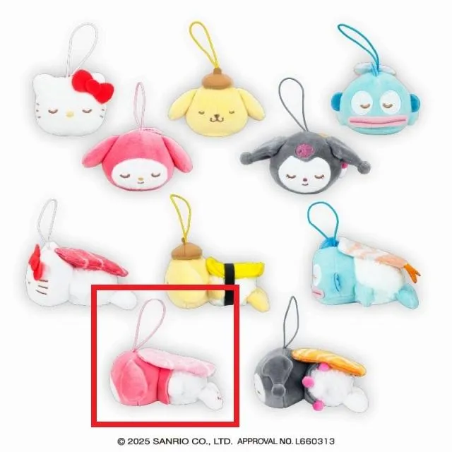 Eマイメロディ】サンリオキャラクターズ だらりん寿司ライフマスコット