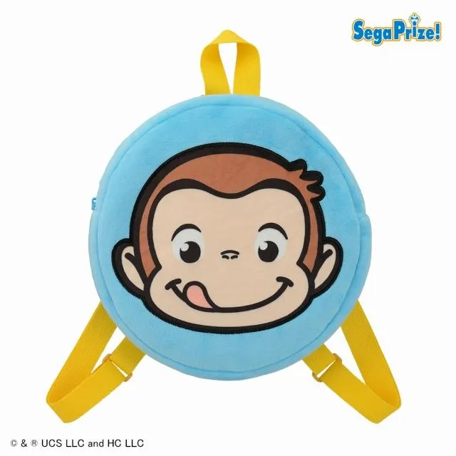 Bブルー】おさるのジョージ [PtZ]ぽってりフェイスリュック オンライン