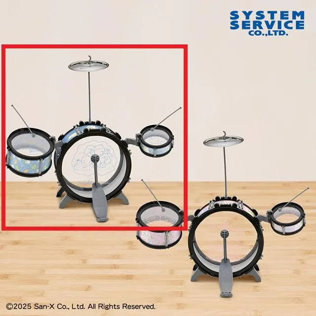 Aブルー】すみっコぐらし 星空さんぽ うきうきドラムセット オンライン