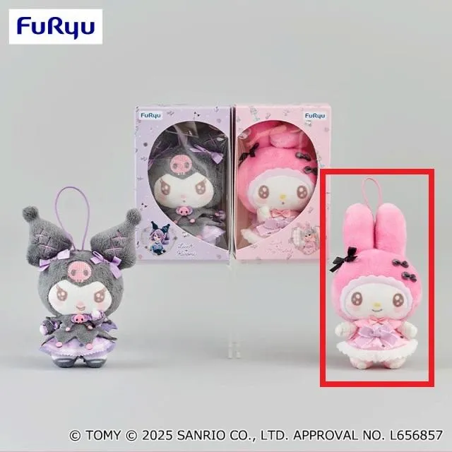 Aマイメロディにっこり(口閉じ)】LiccA×My Melody Kuromi おもちゃ