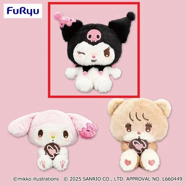 Bクロミ】mikko×Sanrio characters ドーナツデザインBIGぬいぐるみ②