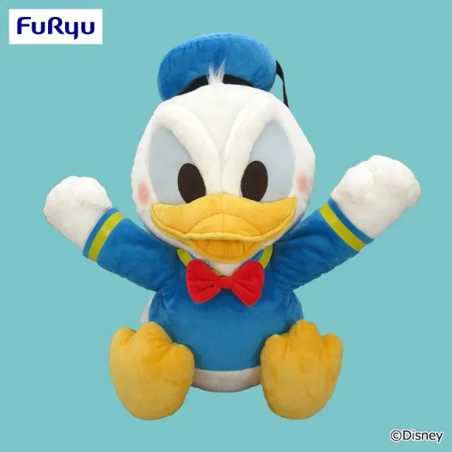 ドナルドダックぬいぐるみ　 BIG　フード付き　レア ドナルドダック FukuFuku 超超BIGぬいぐるみ 【全1種】 ディズニー