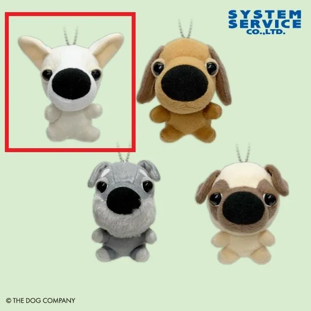 Aチワワ】THE DOG ボールチェーン付きぬいぐるみ オンラインクレーン