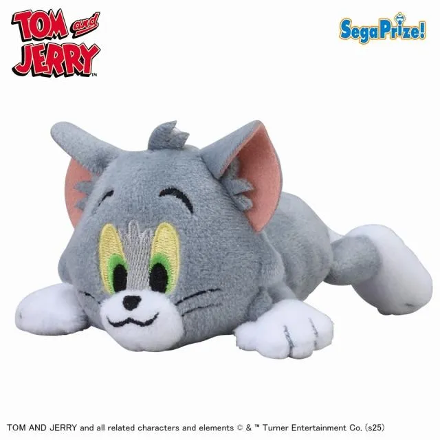 Aトム】トムとジェリー 寝そべり マスコット オンラインクレーンゲーム