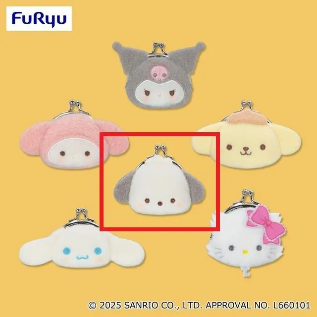 Eポチャッコ】サンリオキャラクターズ ミルキーボアフェイス がま口