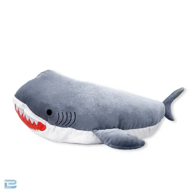 Bグレー】BIGサメシャーク クッションベッド オンラインクレーンゲーム