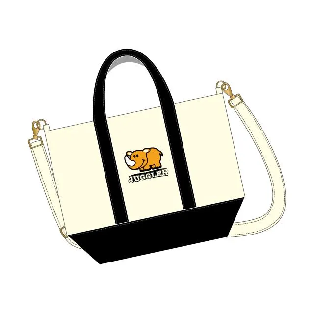 Aブラック】ジャグラー 2WAYトートバッグ 2 オンラインクレーンゲーム