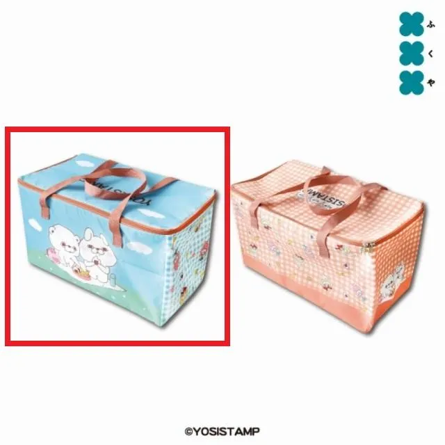 Aピクニック柄】ヨッシースタンプ 保冷バッグ オンラインクレーン