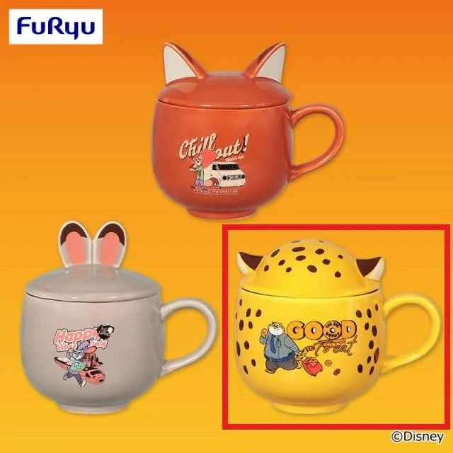 Cクロウハウザー】ズートピア ふた付きマグカップ オンラインクレーン