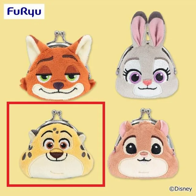 Cクロウハウザー】ズートピア フェイスがま口ポーチ オンライン