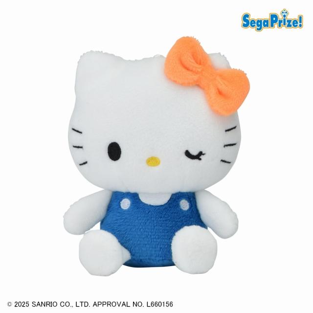 Aウインク(オレンジ)】ハローキティ マスコット いろいろ表情Ver