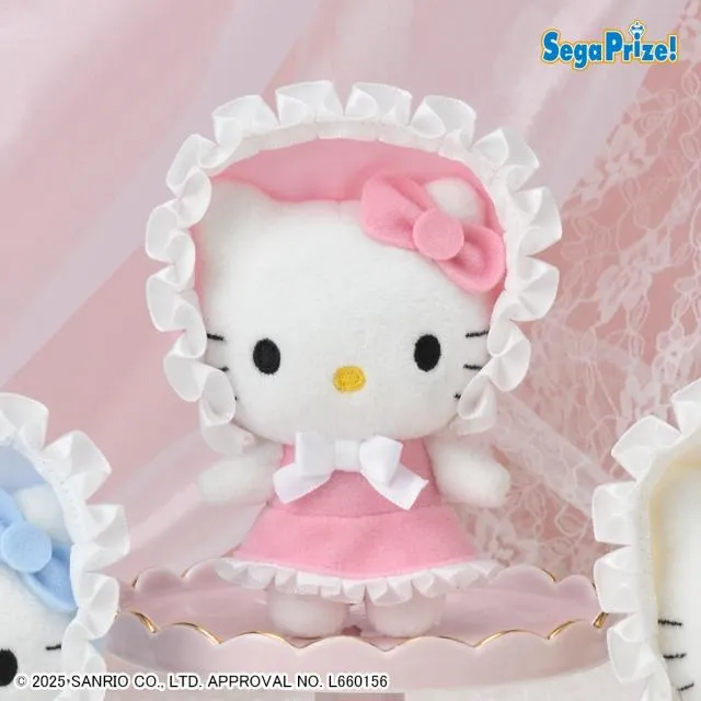 Aピンク】ハローキティ マスコット カラフルボンネット オンライン