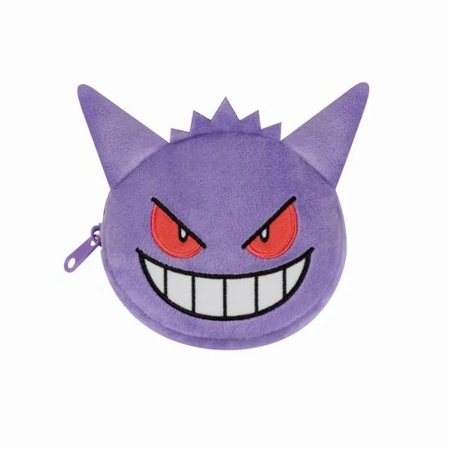 Aゲンガー(目開け/口閉じ)】ポケットモンスター 顔型ミニポーチ