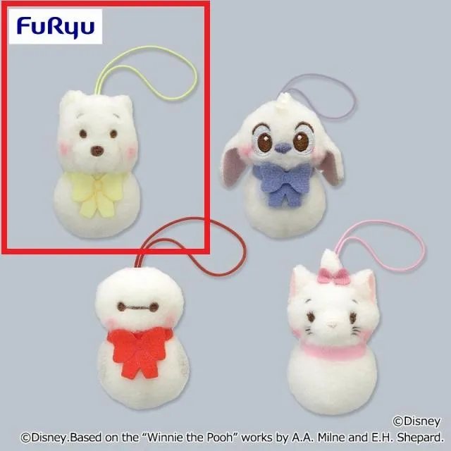 Aプーさん】ディズニーキャラクター ミルキーボアプチ 雪だるま