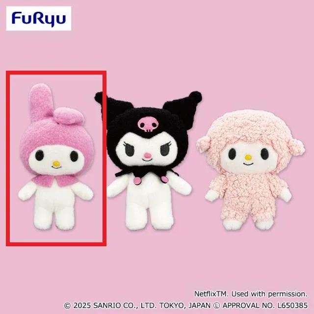 Aマイメロディ】Netflixシリーズ「My Melody & Kuromi」 ぬいぐるみ