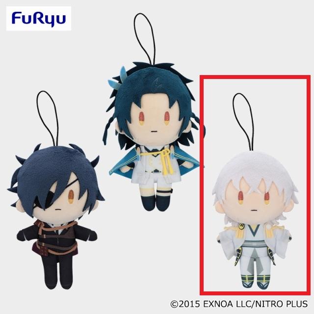 C鶴丸国永】刀剣乱舞ONLINE ゴム紐付き御伴散歩ぬいぐるみ④