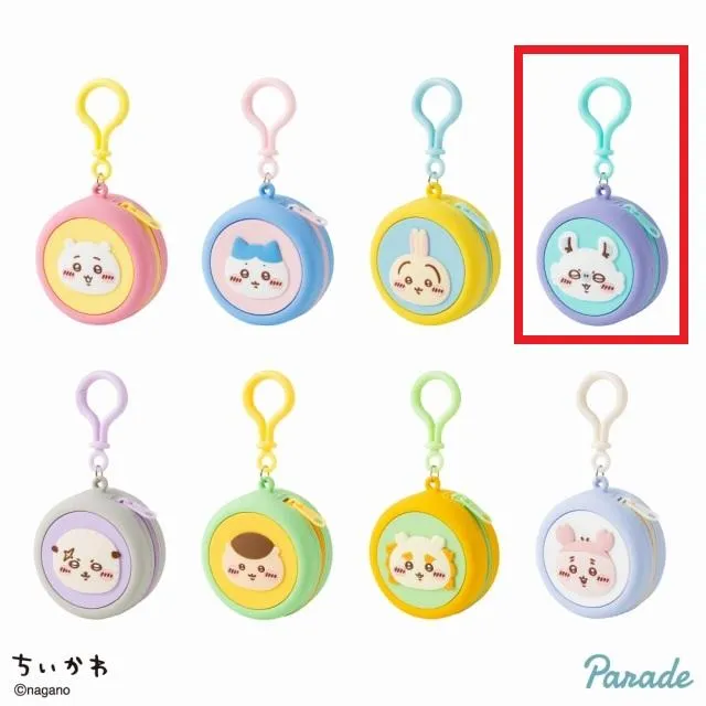 Dモモンガ】ちいかわ まんまるミニシリコンポーチ オンラインクレーン