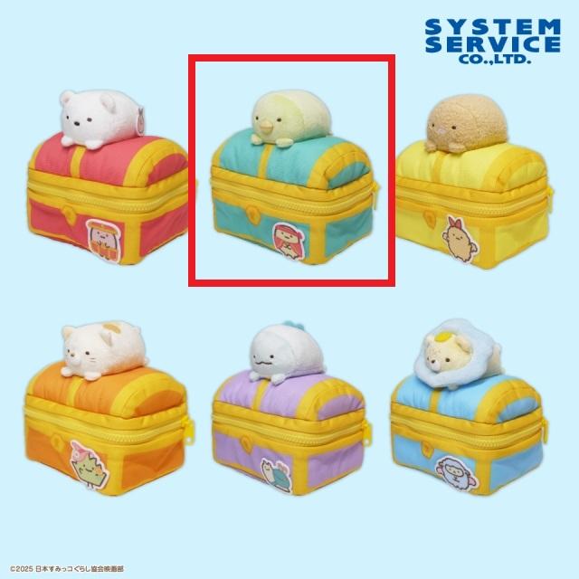 Bぺんぎん?】映画すみっコぐらし4 宝箱ぬいぐるみポーチ オンライン