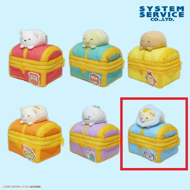 Fおうじ】映画すみっコぐらし4 宝箱ぬいぐるみポーチ オンライン